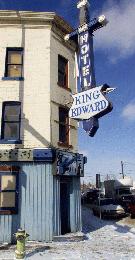 King Edward Hotel on 9 Ave and 4 St. SE. Photograph by: Janelle Lazeski